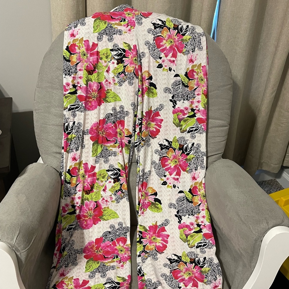 Floral Gaucho Pants